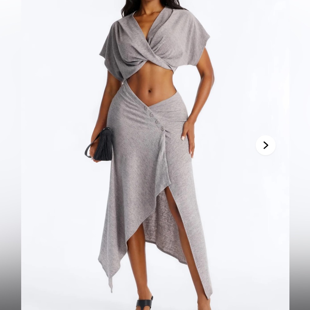 Brand new skirt top set